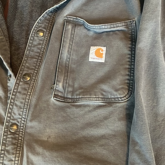 Carhartt Men's Gray Shirt Jacket XL - Picture 3 of 8